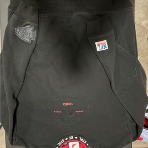 NFL Staple Kansas City Chiefs Black Sweatshirt